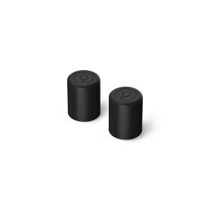 Black Bru Mate Magnetic Straw Cover 2-Pack | USA_BRU56798