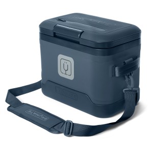 Deep Grey Blue Bru Mate MagPack 12-Can Shoulder Sling Soft Cooler | USA_BRU38043