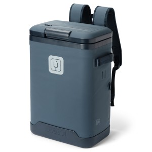Deep Grey Blue Bru Mate MagPack 24-Can Backpack Soft Cooler | USA_BRU24390