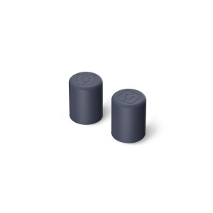 Deep Grey Blue Bru Mate Magnetic Straw Cover 2-Pack | USA_BRU47711