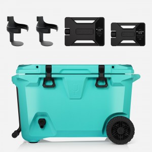 Light Turquoise Bru Mate BrüTank Double Drink Holder Bundle | USA_BRU15580