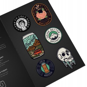 Multicolor Bru Mate Sticker Pack | USA_BRU27150