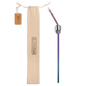 Multicolor Titanium Bru Mate Winesulator™ Infinity Straw | USA_BRU15075