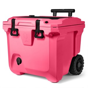 Pink Bru Mate BrüTank 35-Quart Rolling Cooler | USA_BRU49888