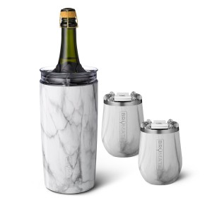 White Bru Mate Bottle Chiller Bundle 49/14oz | USA_BRU25154